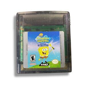 1998 Gameboy Color SpongeBob SquarePants: Legend of the Lost Spatula) Tested